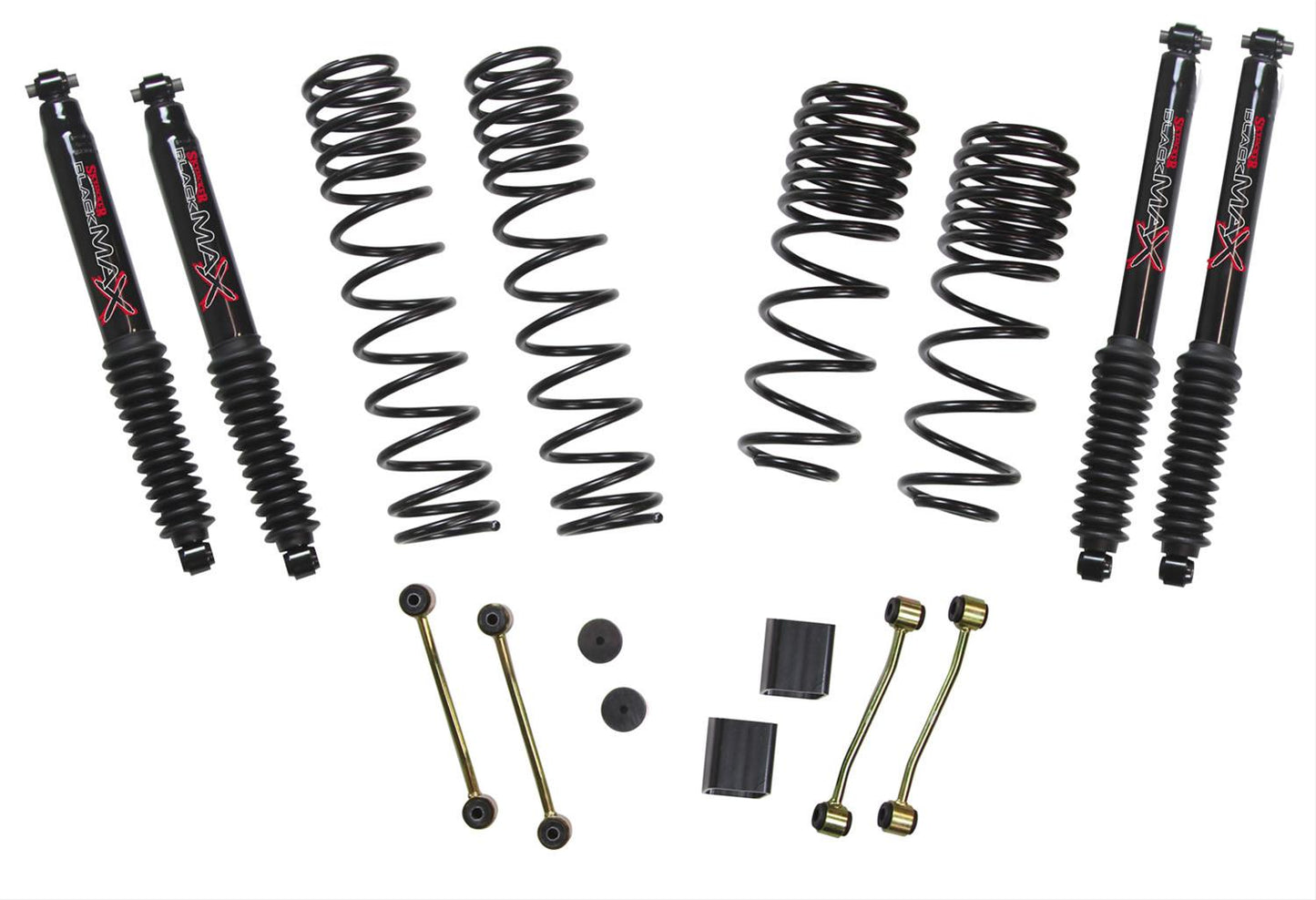 Skyjacker Long Travel Lift Kit Systems with Black MAX Shocks JL25BPBLT