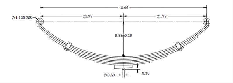 Superlift Performance Lift Leaf Springs 01-312