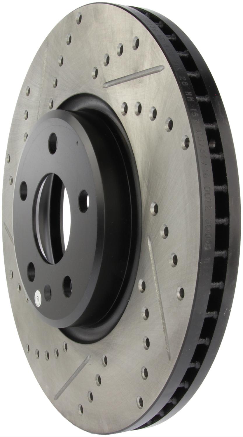 StopTech Drilled and Slotted Brake Rotors 127.33136R
