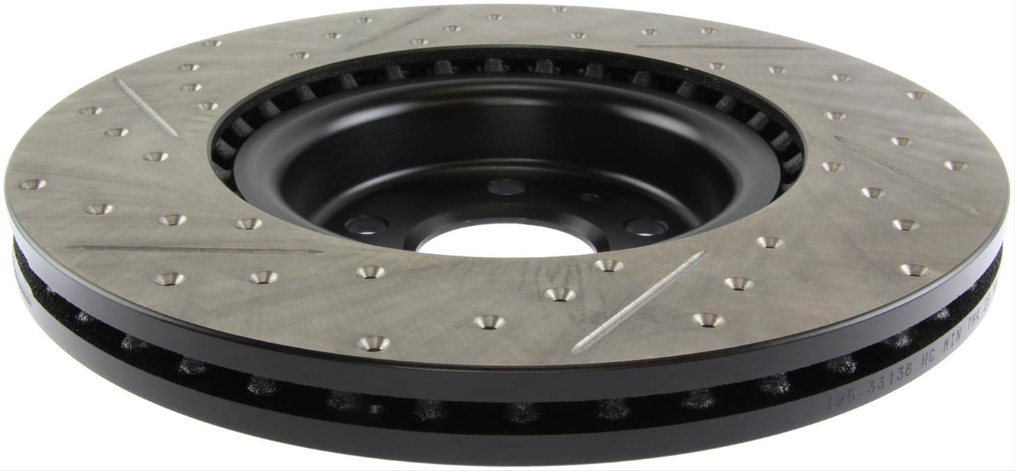 StopTech Drilled and Slotted Brake Rotors 127.33138L