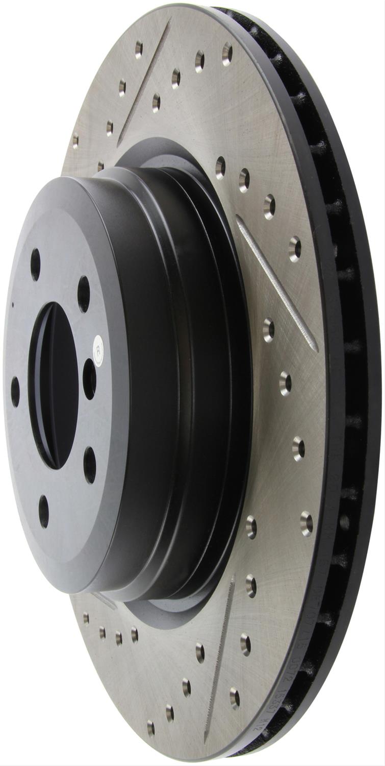 StopTech Drilled and Slotted Brake Rotors 127.34080R