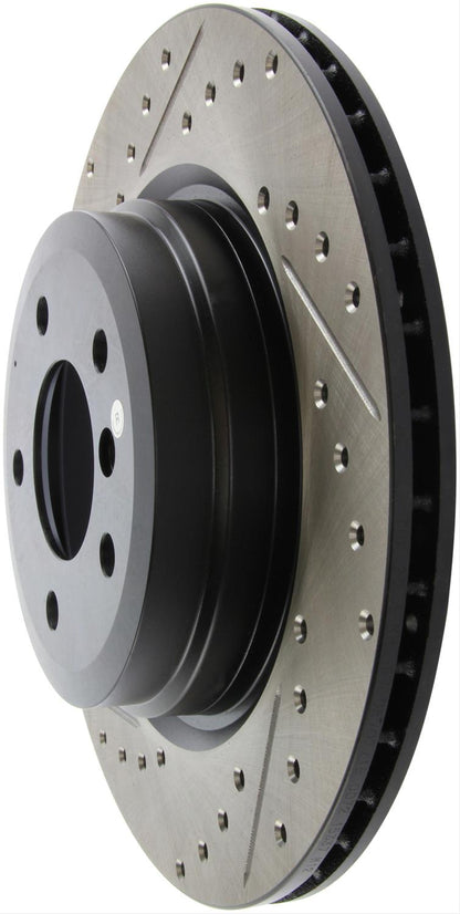 StopTech Drilled and Slotted Brake Rotors 127.34080R
