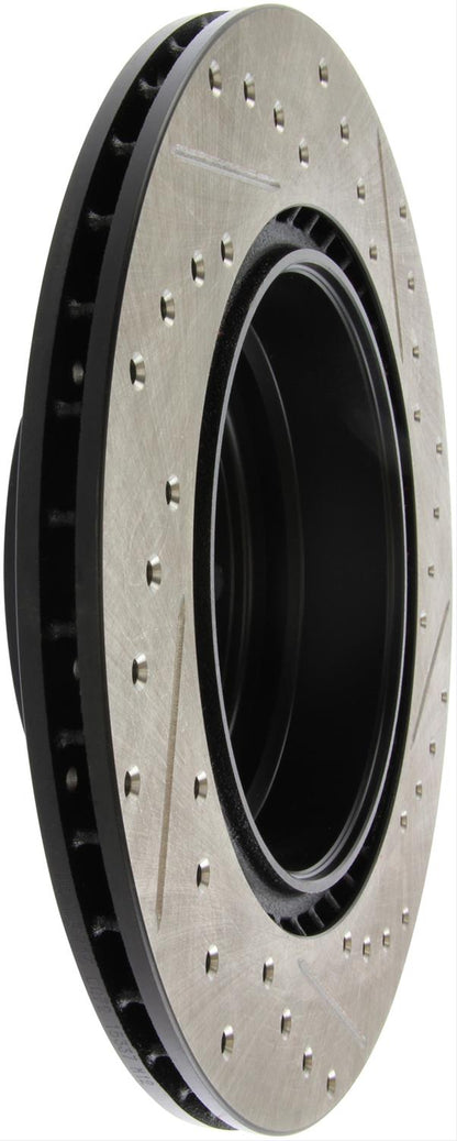 StopTech Drilled and Slotted Brake Rotors 127.34080R