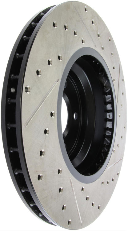 StopTech Drilled and Slotted Brake Rotors 127.34093R