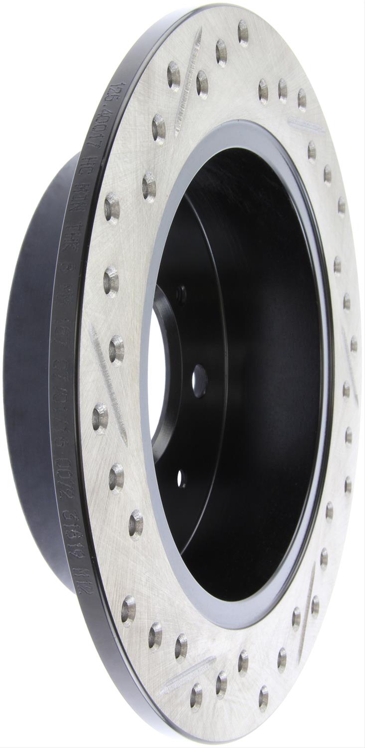 StopTech Drilled and Slotted Brake Rotors 127.40017L