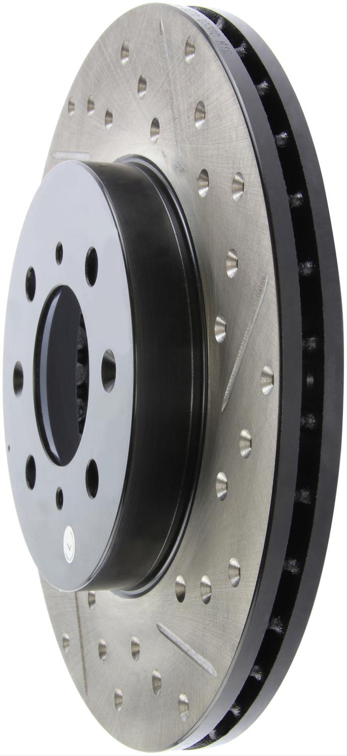 StopTech Drilled and Slotted Brake Rotors 127.40021L