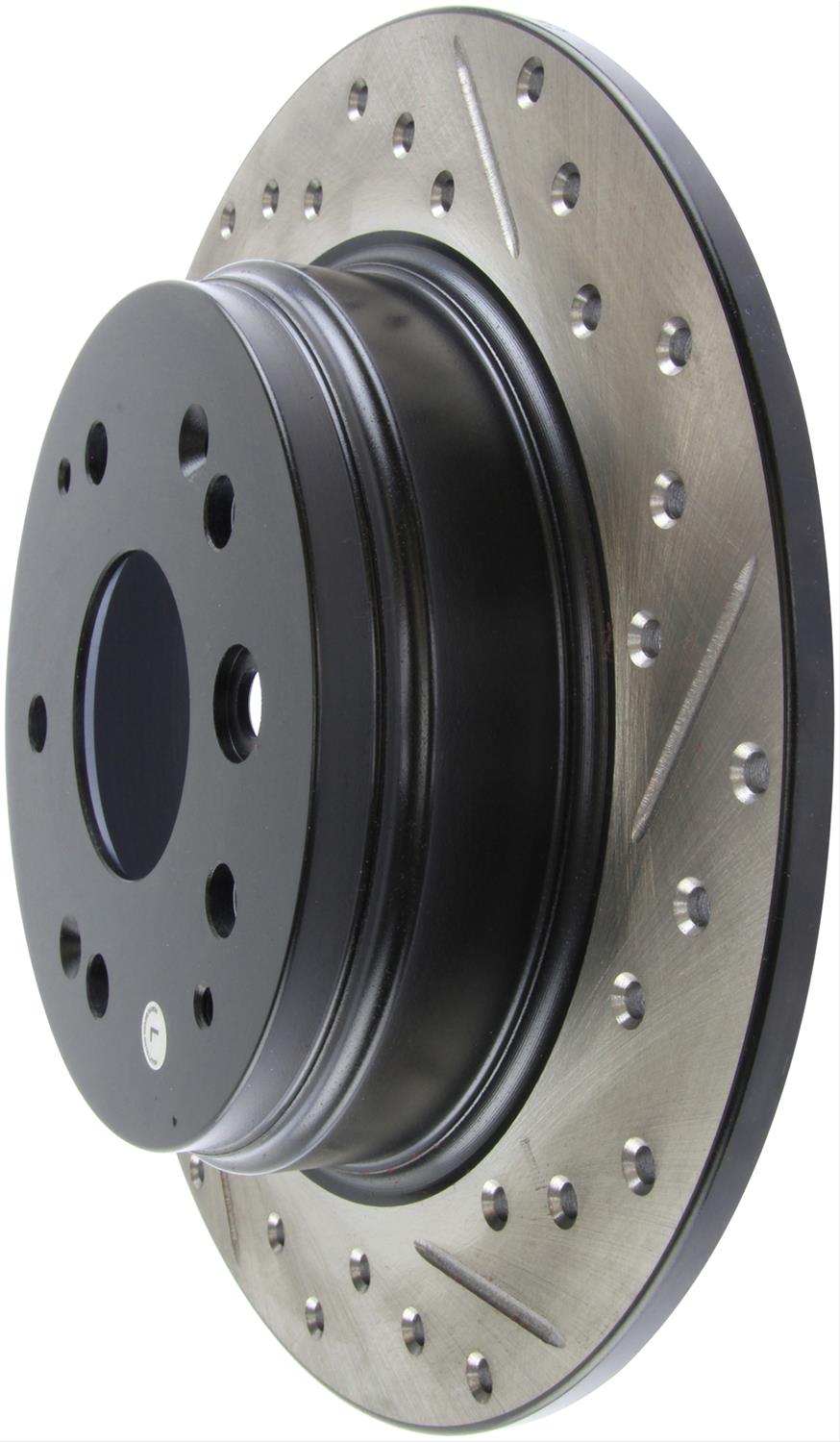 StopTech Drilled and Slotted Brake Rotors 127.40061L