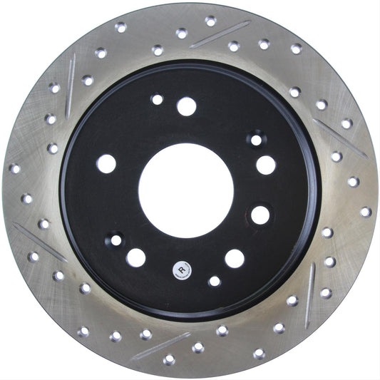 StopTech Drilled and Slotted Brake Rotors 127.40061R