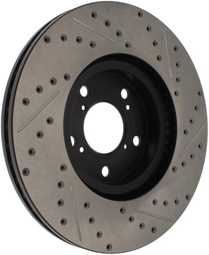 StopTech Drilled and Slotted Brake Rotors 127.40071R