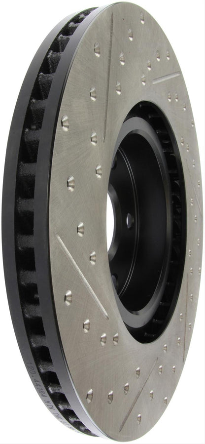 StopTech Drilled and Slotted Brake Rotors 127.66077R