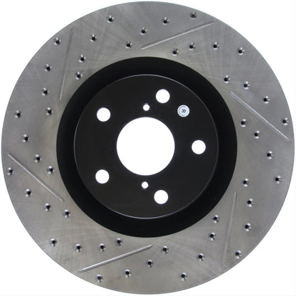 StopTech Drilled and Slotted Brake Rotors 127.44185R