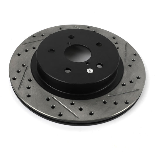 StopTech Drilled and Slotted Brake Rotors 127.47037L