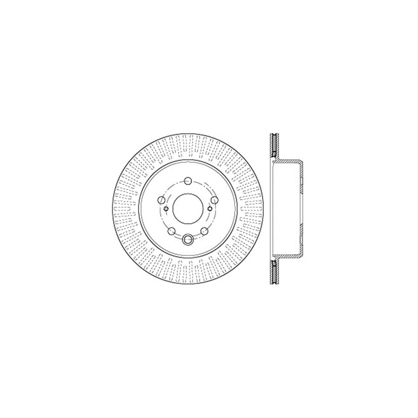 StopTech Drilled Brake Rotors 128.44189L