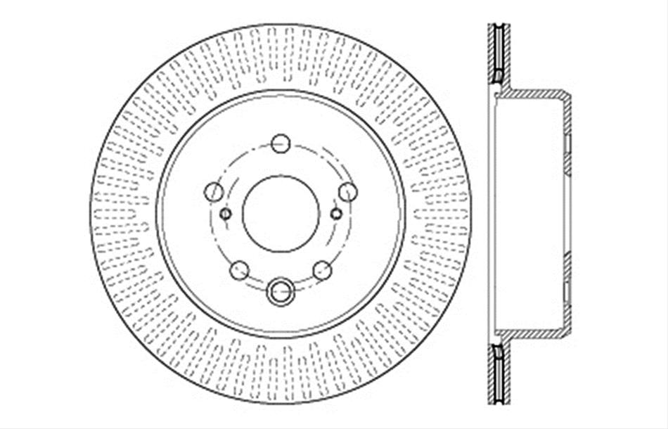 StopTech Drilled Brake Rotors 128.44189R