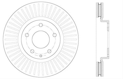 StopTech Drilled Brake Rotors 128.45084L