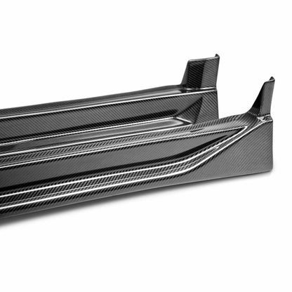 Seibon 06-07 Subaru WRX/STI Sedan CW-Style Carbon Fiber Side Skirts SS0607SBIMP-CW