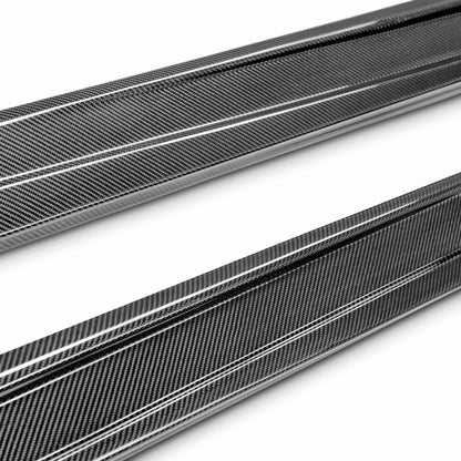Seibon 06-07 Subaru WRX/STi GD Carbon Fiber Side Skirts SS0607SBIMP-GD