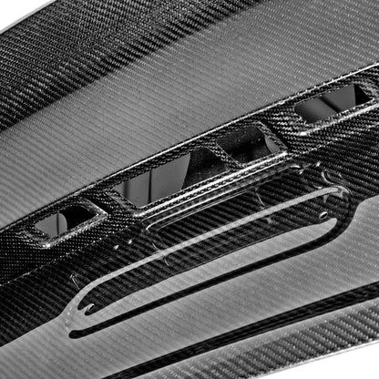 Seibon 12-13 BMW F30 CSL Style Carbon Fiber Trunk - Shaved TL1213BMWF30-C-S
