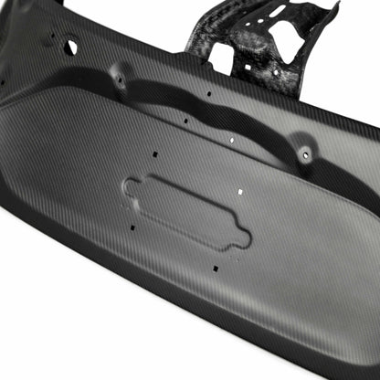 Seibon 2017+ Honda Civic Type R Hatchback OEM Dry Carbon Fiber Trunk Lid TL17HDCVRHB-DRY