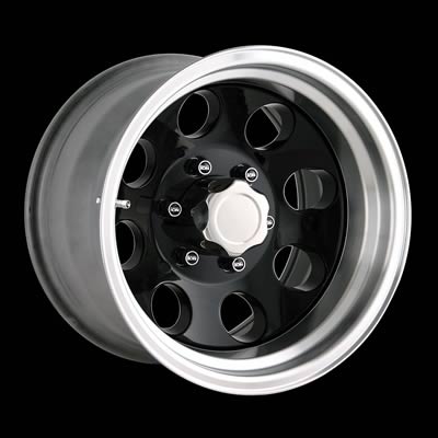 ION Alloy Series 171 Black Polished Lip Wheels 171-6885B