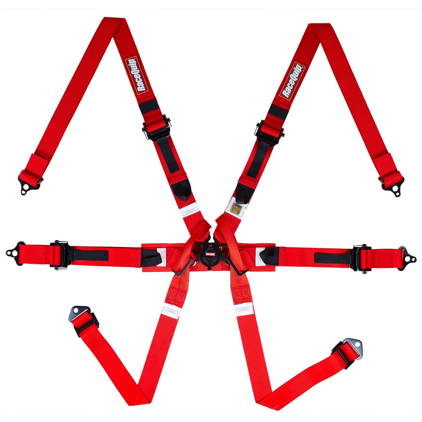 RaceQuip 6-Point All 2 in. Harnesses with Euro Sub Belts 857017RQP