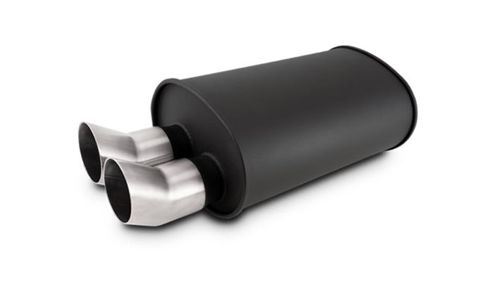 Vibrant Performance StreetPower Flat Black Universal Mufflers 12336