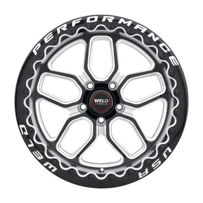 Weld Performance Laguna Beadlock Gloss Black Wheels S90780563P65