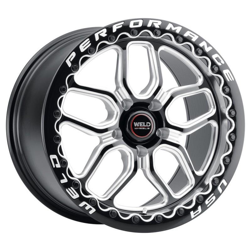 Weld Performance Laguna Beadlock Gloss Black Wheels S907B0067P25