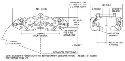 Wilwood D8-6 Brake Calipers 120-11711-BK