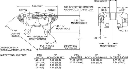 Wilwood Forged Narrow Dynalite Calipers 120-11577-P