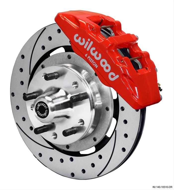 Wilwood Forged DynaPro 6 Big Brake Front Brake Kits 140-10510-DR
