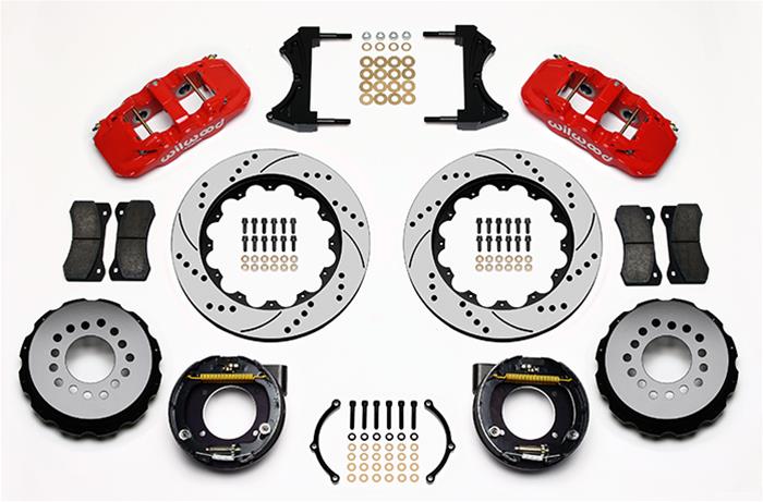 Wilwood AERO4 Big Brake Rear Brake Kits 140-10941-DR