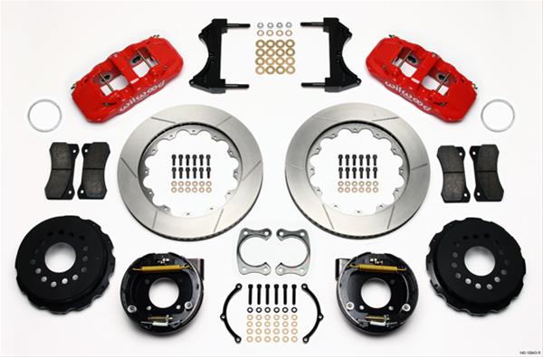 Wilwood AERO4 Big Brake Rear Brake Kits 140-10943-R
