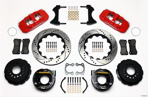 Wilwood AERO4 Big Brake Rear Brake Kits 140-10946-DR