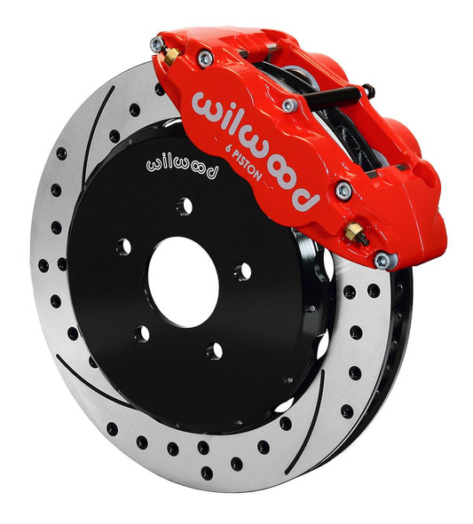 Wilwood Forged Narrow Superlite 6R Big Brake Front Brake Kits 140-11584-DR