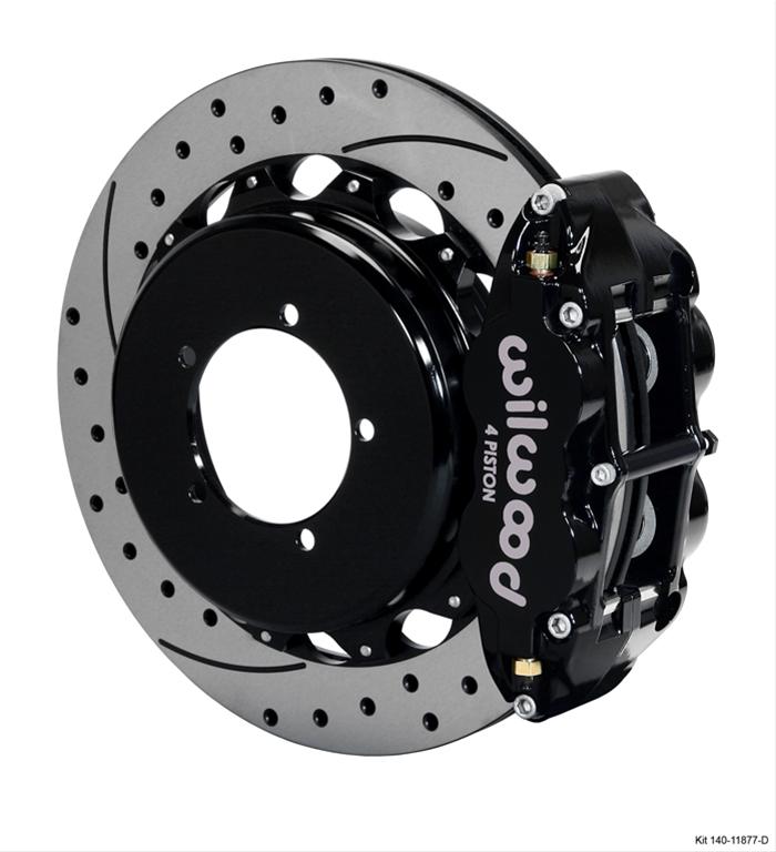 Wilwood Forged Narrow Superlite 4R Big Brake Rear Parking Brake Kits 140-11877-D