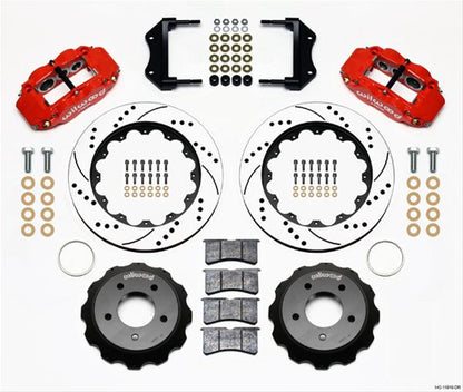 Wilwood Forged Narrow Superlite 6R Big Brake Front Brake Kits 140-11919-DR