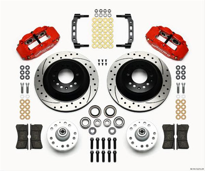 Wilwood Forged Narrow Superlite 6R Big Brake Front Brake Kits 140-12275-DR