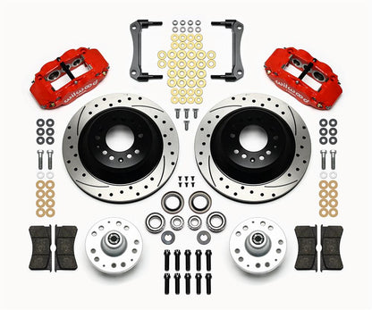 Wilwood Forged Narrow Superlite 6R Big Brake Front Brake Kits 140-12278-DR
