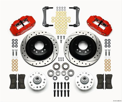Wilwood Forged Narrow Superlite 6R Big Brake Front Brake Kits 140-12280-DR