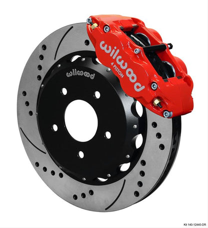 Wilwood Forged Narrow Superlite 4R Big Brake Front Brake Kits 140-12440-DR