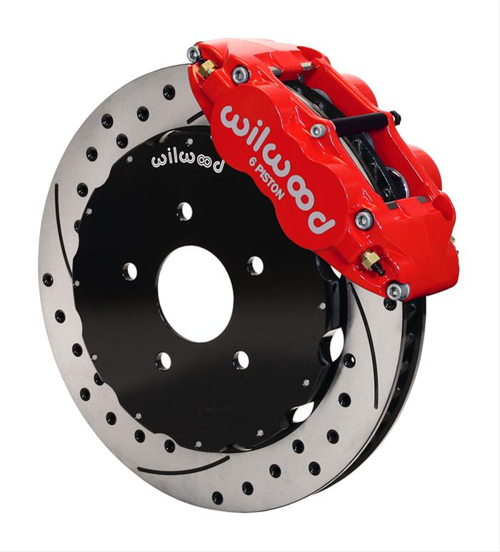 Wilwood Forged Narrow Superlite 6R Big Brake Front Brake Kits 140-12789-DR