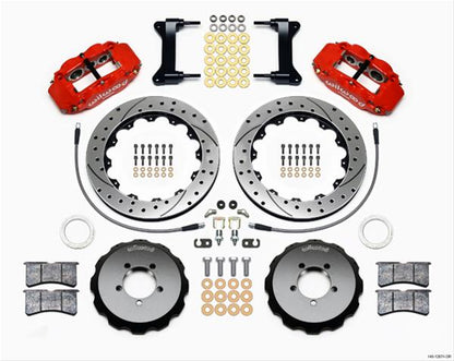 Wilwood Forged Narrow Superlite 6R Big Brake Front Brake Kits 140-12874-DR