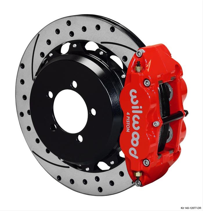 Wilwood Forged Narrow Superlite 4R Big Brake Rear Brake Kits 140-12877-DR