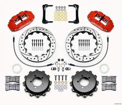 Wilwood Forged Narrow Superlite 4R Big Brake Rear Brake Kits 140-12877-DR