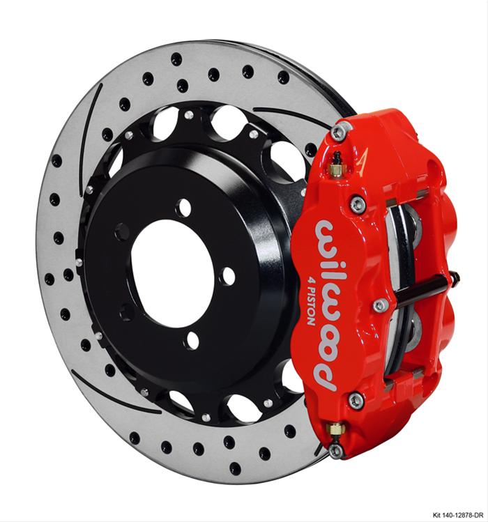 Wilwood Forged Narrow Superlite 4R Big Brake Rear Parking Brake Kits 140-12878-DR