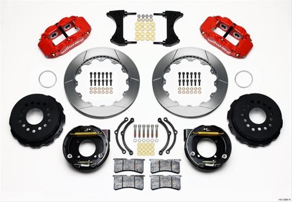 Wilwood Forged Narrow Superlite 4R Big Brake Rear Parking Brake Kits 140-12964-R