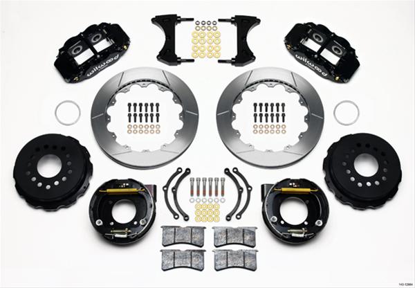 Wilwood Forged Narrow Superlite 4R Big Brake Rear Parking Brake Kits 140-12964