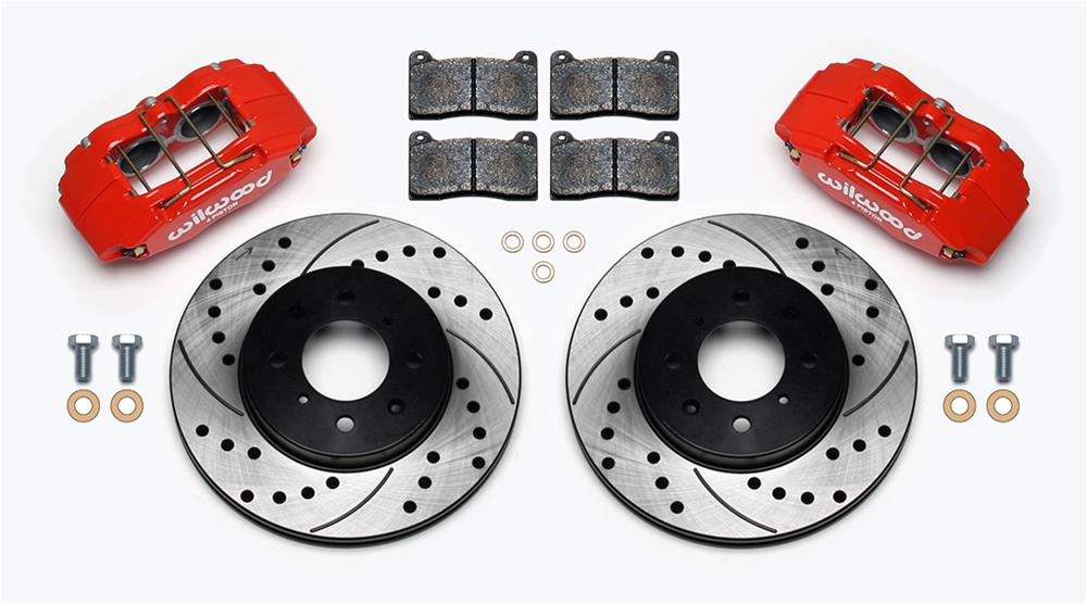 Wilwood Forged DPHA Front Caliper and Rotor Kits 140-12996-DR