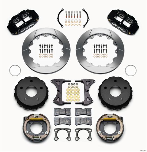 Wilwood Forged Narrow Superlite 4R Big Brake Rear Parking Brake Kits 140-13323